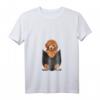 Pudel Hund in Pocket Brust Tasche Damen T-Shirt - Lustiges Design für Pudel Liebhaber, Hundebesitzer & Züchter, Perfekt zum Geburtstag, Muttertag & Weihnachten
