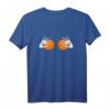 Damen Halloween T-Shirt mit Kürbis und Skelett-Händen auf Brust – Lustiges Kostüm für Partys, Festivals & Events