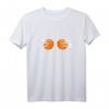 Damen Halloween T-Shirt mit Kürbis und Skelett-Händen auf Brust – Lustiges Kostüm für Partys, Festivals & Events