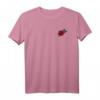 Aesthetische Rose auf der Brust T-Shirt – Stylisches Sommer- und Strandmotiv, perfekt für Reisen, Surfen & als Geschenk für Familie & Freunde