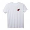 Aesthetische Rose auf der Brust T-Shirt – Stylisches Sommer- und Strandmotiv, perfekt für Reisen, Surfen & als Geschenk für Familie & Freunde