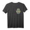 Hamsa auf der Brust - Spirituelles Psytrance & Goa Festival T-Shirt für Raves & Spirituelle Events