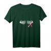 Damen Brustkrebs-Bewusstsein Schädel Brüste Hand V-Ausschnitt T-Shirt – Unterstützung für Brustkrebspatientinnen, Überlebende & Aufklärungskampagnen