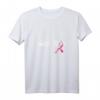 Damen Brustkrebs-Bewusstsein Schädel Brüste Hand V-Ausschnitt T-Shirt – Unterstützung für Brustkrebspatientinnen, Überlebende & Aufklärungskampagnen