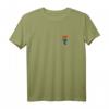 DDR Retro T-Shirt mit Jungpionier Abzeichen auf der Brust - Klassisch geschnitten, doppelt genähter Saum, Nostalgie für DDR-Fans