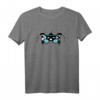 HapOwl T-Shirt mit Finger, Brüsten & Gamepad - Lustiges schwarzes Humor Shirt für Party, Date & Verführung