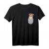 Aussie Australian Shepherd Brust-Tasche Pocket Hundebesitzer T-Shirt – Lustiges Hundemotiv für Hundeliebhaber, Herrchen & Frauchen, perfektes Geschenk