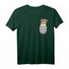 Aussie Australian Shepherd Brust-Tasche Pocket Hundebesitzer T-Shirt – Lustiges Hundemotiv für Hundeliebhaber, Herrchen & Frauchen, perfektes Geschenk