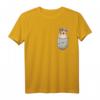 Aussie Australian Shepherd Brust-Tasche Pocket Hundebesitzer T-Shirt – Lustiges Hundemotiv für Hundeliebhaber, Herrchen & Frauchen, perfektes Geschenk
