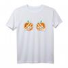 Skelett Hand Halloween Brüste Kürbis Frauen - Gruseliges Halloween T-Shirt für Damen und Herren, Last-Minute Kostümidee, Perfekt für Trick or Treat & Party