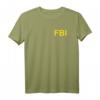 FBI Shirt - Beidseitig bedrucktes Seal Logo T-Shirt für Fans der US-Bundespolizei, Ermittler, Geheimagenten & als Kostüm