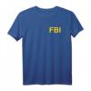 FBI Shirt - Beidseitig bedrucktes Seal Logo T-Shirt für Fans der US-Bundespolizei, Ermittler, Geheimagenten & als Kostüm