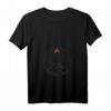 Damen Buddha Figur Statue Guatama Buddhismus Meditation Zen Yoga T-Shirt mit V-Ausschnitt – Spirituelles Geschenk für Meditierende, Yogis & Buddhisten