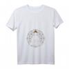 Damen Buddha Figur Statue Guatama Buddhismus Meditation Zen Yoga T-Shirt mit V-Ausschnitt – Spirituelles Geschenk für Meditierende, Yogis & Buddhisten
