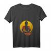 Damen Buddha Vintage Zen T-Shirt mit V-Ausschnitt – Spirituelle Yoga & Meditation Kleidung, Perfektes Geschenk für Spirituelle Frauen