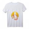 Damen Buddha Vintage Zen T-Shirt mit V-Ausschnitt – Spirituelle Yoga & Meditation Kleidung, Perfektes Geschenk für Spirituelle Frauen