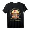 I'm Mostly Peace Love And Light And A Little Go F... Yourself - Lustiges Vintage Yoga T-Shirt für Frauen und Mädchen, perfekte Geschenkidee zu Weihnachten, Geburtstag & Muttertag