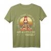 I'm Mostly Peace Love And Light And A Little Go F... Yourself - Lustiges Vintage Yoga T-Shirt für Frauen und Mädchen, perfekte Geschenkidee zu Weihnachten, Geburtstag & Muttertag