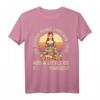I'm Mostly Peace Love And Light And A Little Go F... Yourself - Lustiges Vintage Yoga T-Shirt für Frauen und Mädchen, perfekte Geschenkidee zu Weihnachten, Geburtstag & Muttertag