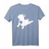 Französische Bulldogge Yoga Pose T-Shirt mit Liebe Herz - Lustiges Hunde-Yoga-Outfit für Spirituelle, Meditierende & Yoga-Fans, Perfekt als Geschenk für alle Anlässe