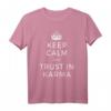 Keep Calm And Trust In Karma T-Shirt – Spirituelles Yoga- und Meditations-Motiv für Gelassenheit, Liebe & Positives Denken