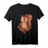 Eichhörnchen im Schneidersitz Yoga Mandala Spirituell T-Shirt – Perfekte Geschenkidee für Yoga-Lehrerinnen, Yogatanten & Spirituelle Enthusiasten