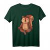 Eichhörnchen im Schneidersitz Yoga Mandala Spirituell T-Shirt – Perfekte Geschenkidee für Yoga-Lehrerinnen, Yogatanten & Spirituelle Enthusiasten