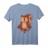 Eichhörnchen im Schneidersitz Yoga Mandala Spirituell T-Shirt – Perfekte Geschenkidee für Yoga-Lehrerinnen, Yogatanten & Spirituelle Enthusiasten