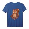 Eichhörnchen im Schneidersitz Yoga Mandala Spirituell T-Shirt – Perfekte Geschenkidee für Yoga-Lehrerinnen, Yogatanten & Spirituelle Enthusiasten