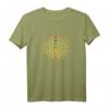 Blume des Lebens Sacred Geometry Yoga T-Shirt – Spirituelles Chakra Motiv, Geschenk für Yoga, Meditation, Esoterik & Bewusstsein