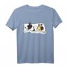 Mein Offizielles Schlaf Oberteil mit Bullterrier & Bulldogge - Lustiges Hundemotiv T-Shirt für Frenchie & Bullterrier Fans, Geschenke für Hunde-Liebhaber