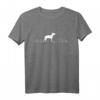 Bullterrier Herzschlag EKG T-Shirt – Lustiges Hunde Geschenk für Bullterrier Liebhaber und Züchter