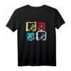 HapOwl Logo T-Shirt mit Vier-Block-Glitch-Design – Nostalgischer TV-Sender Fanartikel zum Jubiläum