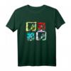 HapOwl Logo T-Shirt mit Vier-Block-Glitch-Design – Nostalgischer TV-Sender Fanartikel zum Jubiläum
