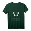 Damen Katzenhaare T-Shirt mit Spruch – Lustiges Katzen T-Shirt mit V-Ausschnitt für Katzenliebhaber, Geburtstags- & Weihnachtsgeschenk