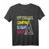 Offizielles Camping Schlaf Shirt mit Spruch – Retro Vintage Design für Zelt, Wohnmobil & Campingfan – Lustiges Outdoor T-Shirt für Männer, Frauen, Oma & Opa