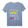 Offizielles Camping Schlaf Shirt mit Spruch – Retro Vintage Design für Zelt, Wohnmobil & Campingfan – Lustiges Outdoor T-Shirt für Männer, Frauen, Oma & Opa