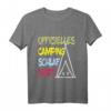 Offizielles Camping Schlaf Shirt mit Spruch – Retro Vintage Design für Zelt, Wohnmobil & Campingfan – Lustiges Outdoor T-Shirt für Männer, Frauen, Oma & Opa
