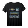 90er Party Style Retro Vintage Outfits Diskette VHS Video T-Shirt – Perfekt für Nostalgie-Partys, Geburtstage & Retro-Events