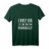 Damen I Only Use Sarcasm Periodically Chemie Labor Chemiker Lustig V-Ausschnitt T-Shirt – Perfektes Geschenk für Chemie-Profis & Wissenschafts-Enthusiasten