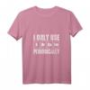 Damen I Only Use Sarcasm Periodically Chemie Labor Chemiker Lustig V-Ausschnitt T-Shirt – Perfektes Geschenk für Chemie-Profis & Wissenschafts-Enthusiasten