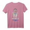 DC Wonder Woman Mädchen retten die Welt T-Shirt – Offiziell lizenzierte Superhelden Kleidung für Fans, Kinder & Geburtstagsgeschenke