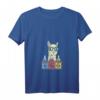 Damen Alpaka Wissenschaft Chemie T-Shirt mit V-Ausschnitt – Leichtes, klassisch geschnittenes Basic-Shirt für Frauen
