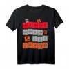 Koffein Periodensystem der Elemente Kaffee Spruch T-Shirt – Lustiges Chemie Motiv für Wissenschaftler, Studenten & Kaffeeliebhaber