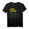 Lustiges Chemie Lehrer Lehrerin T-Shirt - Cooles Geschenk für Lehrer, Lehrerinnen, Lehramtsstudenten & Kollegen