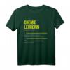 Lustiges Chemie Lehrer Lehrerin T-Shirt - Cooles Geschenk für Lehrer, Lehrerinnen, Lehramtsstudenten & Kollegen