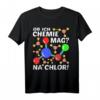 Cooles Wissenschaft Design - Atom Molekül Chemie Chemiker T-Shirt für Laboranten, Lehrer & Wissenschaftler