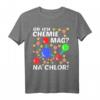 Cooles Wissenschaft Design - Atom Molekül Chemie Chemiker T-Shirt für Laboranten, Lehrer & Wissenschaftler