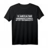 Sarkastisches Chemie T-Shirt - Elements of my Personality mit Periodensystem für Wissenschaftler & Humorliebhaber