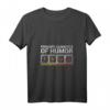 Sarcasm Primary Elements of Humor Chemie T-Shirt mit V-Ausschnitt – Wissenschafts-Witz Geschenkidee für Studenten, Chemiker & Lehrer